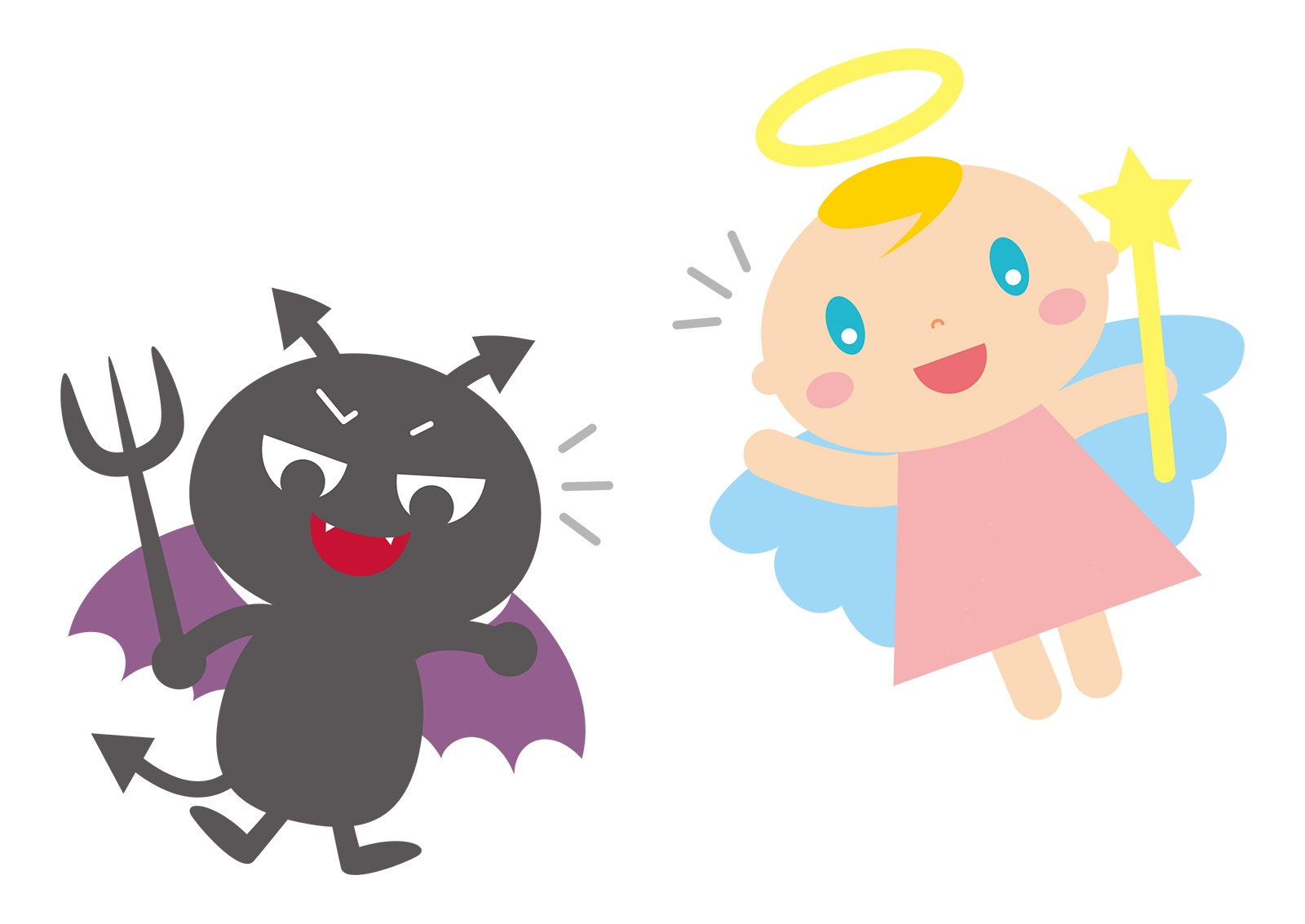 天使と悪魔　子供